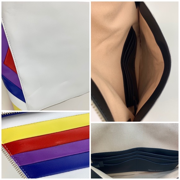 REBECCA MINKOFF Rainbow Leo Love Stripe Clutch - Picture 7 of 8